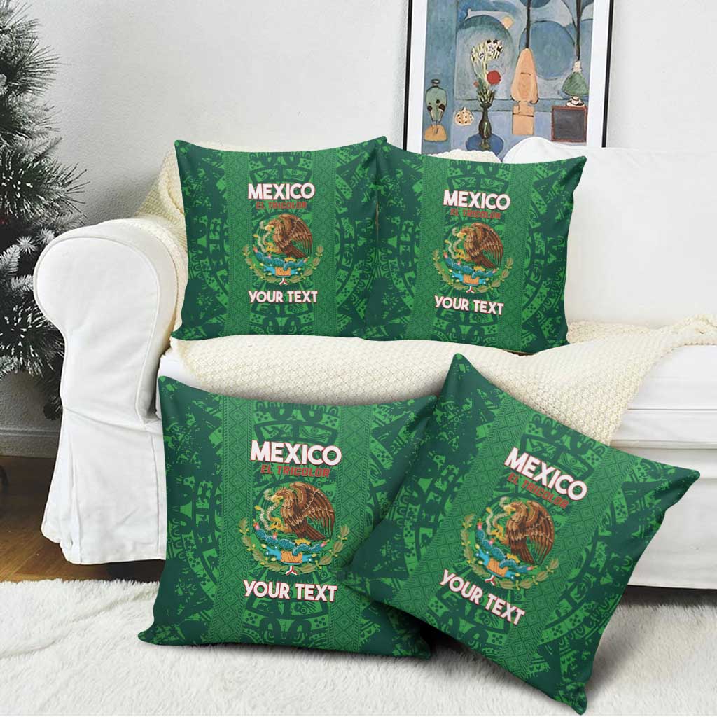 Custom Mexico Football Pillow Cover 2025 El Tri Champions Green Color - Wonder Print Shop