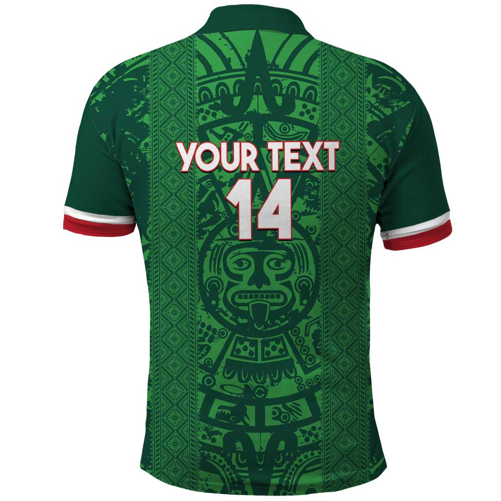 Custom Mexico Football Polo Shirt 2025 El Tri Champions Green Color - Wonder Print Shop