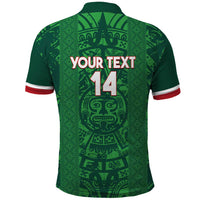 Custom Mexico Football Polo Shirt 2025 El Tri Champions Green Color - Wonder Print Shop