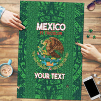 Custom Mexico Football Puzzle 2025 El Tri Champions Green Color - Wonder Print Shop