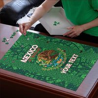 Custom Mexico Football Puzzle 2025 El Tri Champions Green Color - Wonder Print Shop