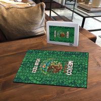 Custom Mexico Football Puzzle 2025 El Tri Champions Green Color - Wonder Print Shop