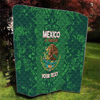 Custom Mexico Football Quilt 2025 El Tri Champions Green Color - Wonder Print Shop