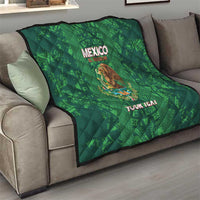 Custom Mexico Football Quilt 2025 El Tri Champions Green Color - Wonder Print Shop