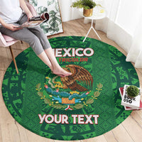 Custom Mexico Football Round Carpet 2025 El Tri Champions Green Color - Wonder Print Shop