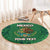 Custom Mexico Football Round Carpet 2025 El Tri Champions Green Color - Wonder Print Shop