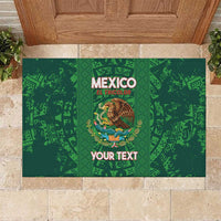 Custom Mexico Football Rubber Doormat 2025 El Tri Champions Green Color - Wonder Print Shop