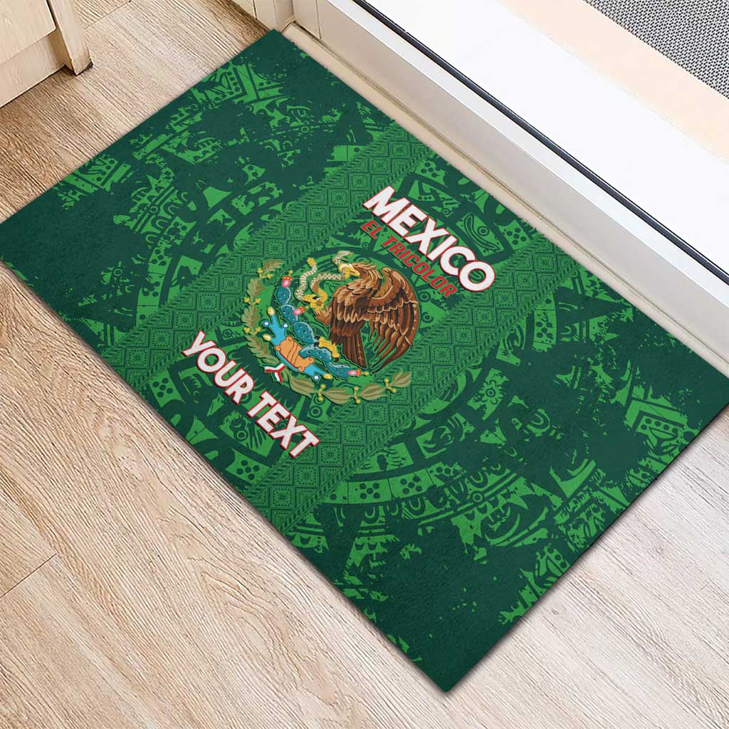 Custom Mexico Football Rubber Doormat 2025 El Tri Champions Green Color - Wonder Print Shop