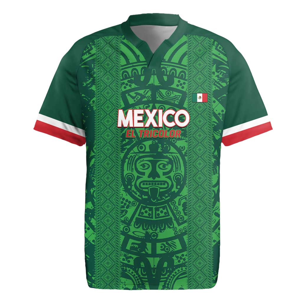 Custom Mexico Football Rugby Jersey 2025 El Tri Champions Green Color - Wonder Print Shop