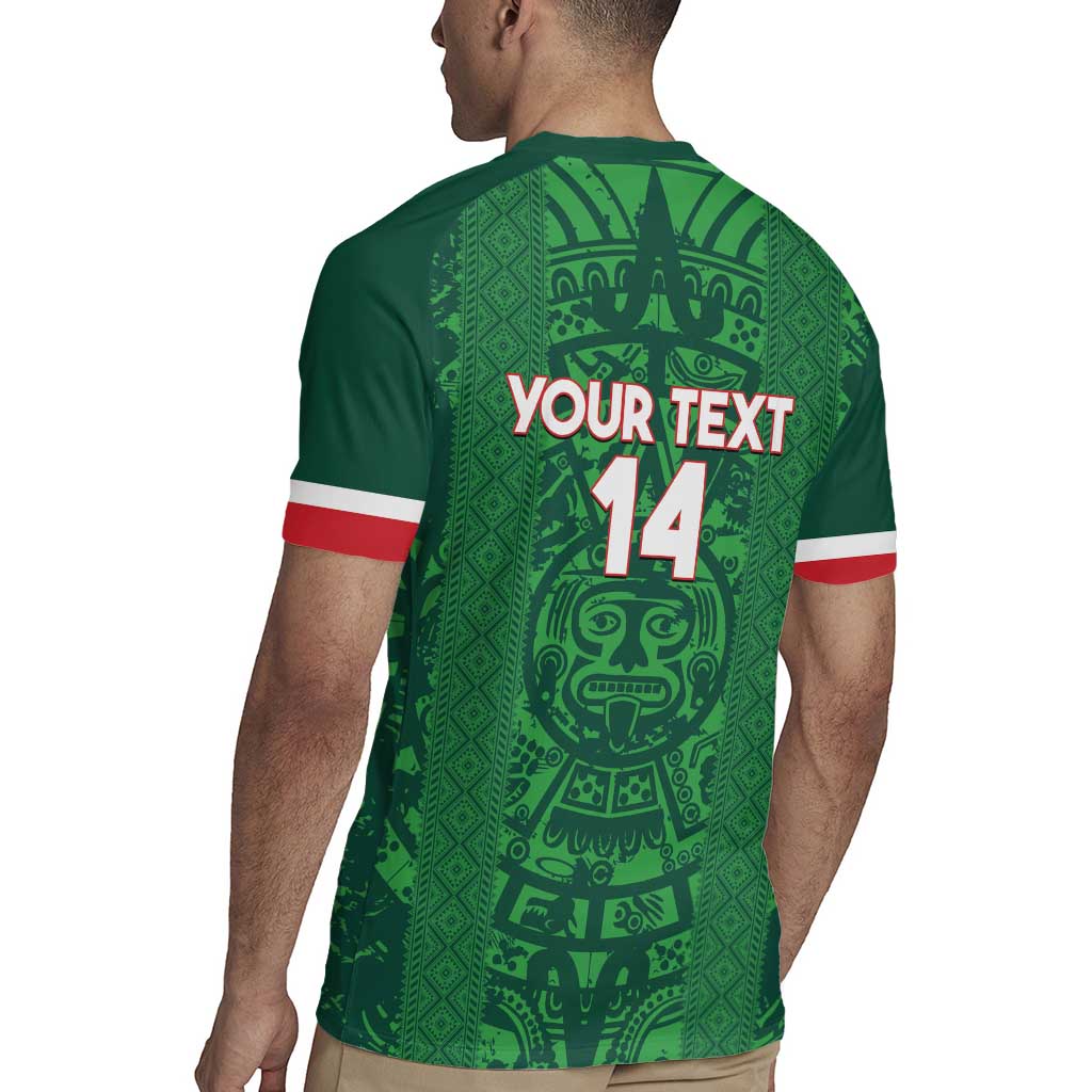 Custom Mexico Football Rugby Jersey 2025 El Tri Champions Green Color - Wonder Print Shop
