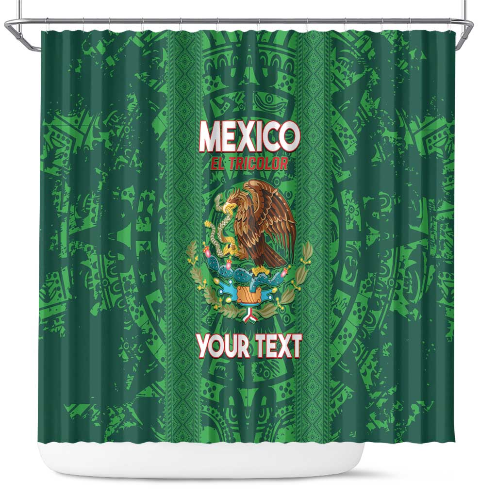 Custom Mexico Football Shower Curtain 2025 El Tri Champions Green Color - Wonder Print Shop