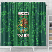 Custom Mexico Football Shower Curtain 2025 El Tri Champions Green Color - Wonder Print Shop