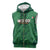 Custom Mexico Football Sleeveless Zip Hoodie 2025 El Tri Champions Green Color - Wonder Print Shop
