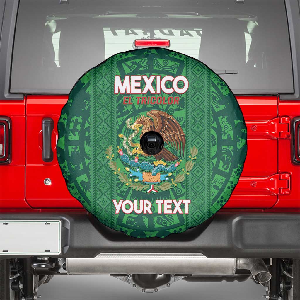 Custom Mexico Football Spare Tire Cover 2025 El Tri Champions Green Color - Wonder Print Shop
