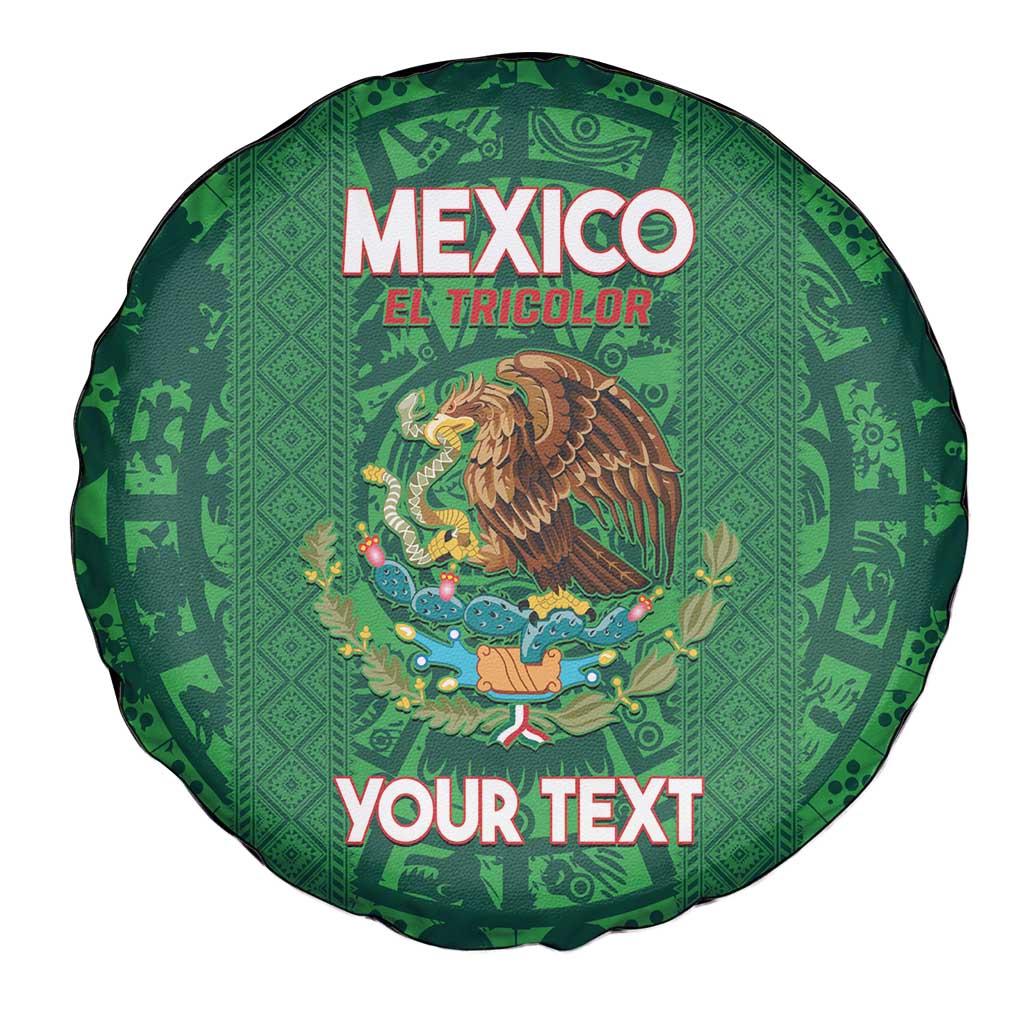 Custom Mexico Football Spare Tire Cover 2025 El Tri Champions Green Color - Wonder Print Shop
