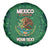 Custom Mexico Football Spare Tire Cover 2025 El Tri Champions Green Color - Wonder Print Shop