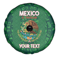 Custom Mexico Football Spare Tire Cover 2025 El Tri Champions Green Color - Wonder Print Shop