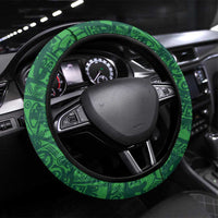 Mexico Football Steering Wheel Cover 2025 El Tri Champions Green Color - Wonder Print Shop