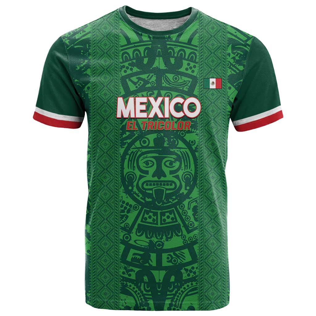 Custom Mexico Football T Shirt 2025 El Tri Champions Green Color - Wonder Print Shop