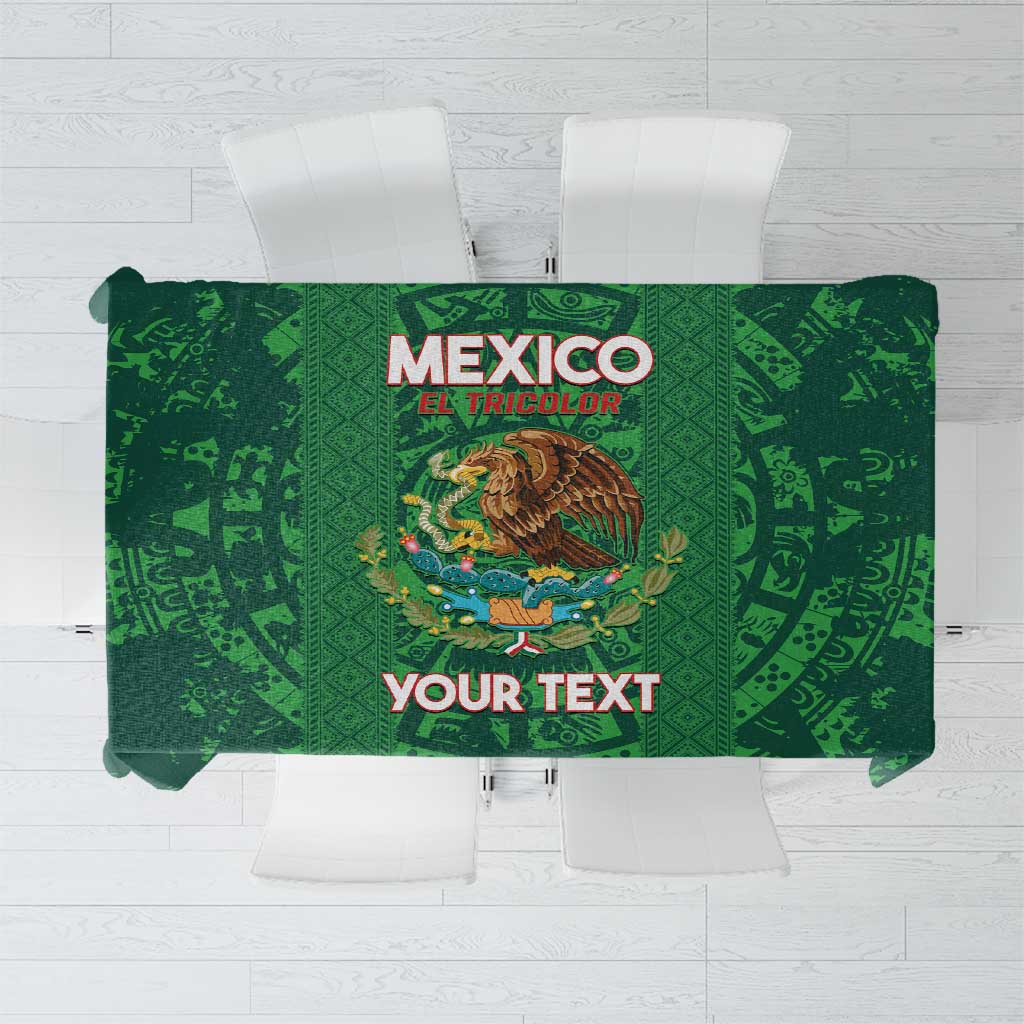 Custom Mexico Football Tablecloth 2025 El Tri Champions Green Color - Wonder Print Shop