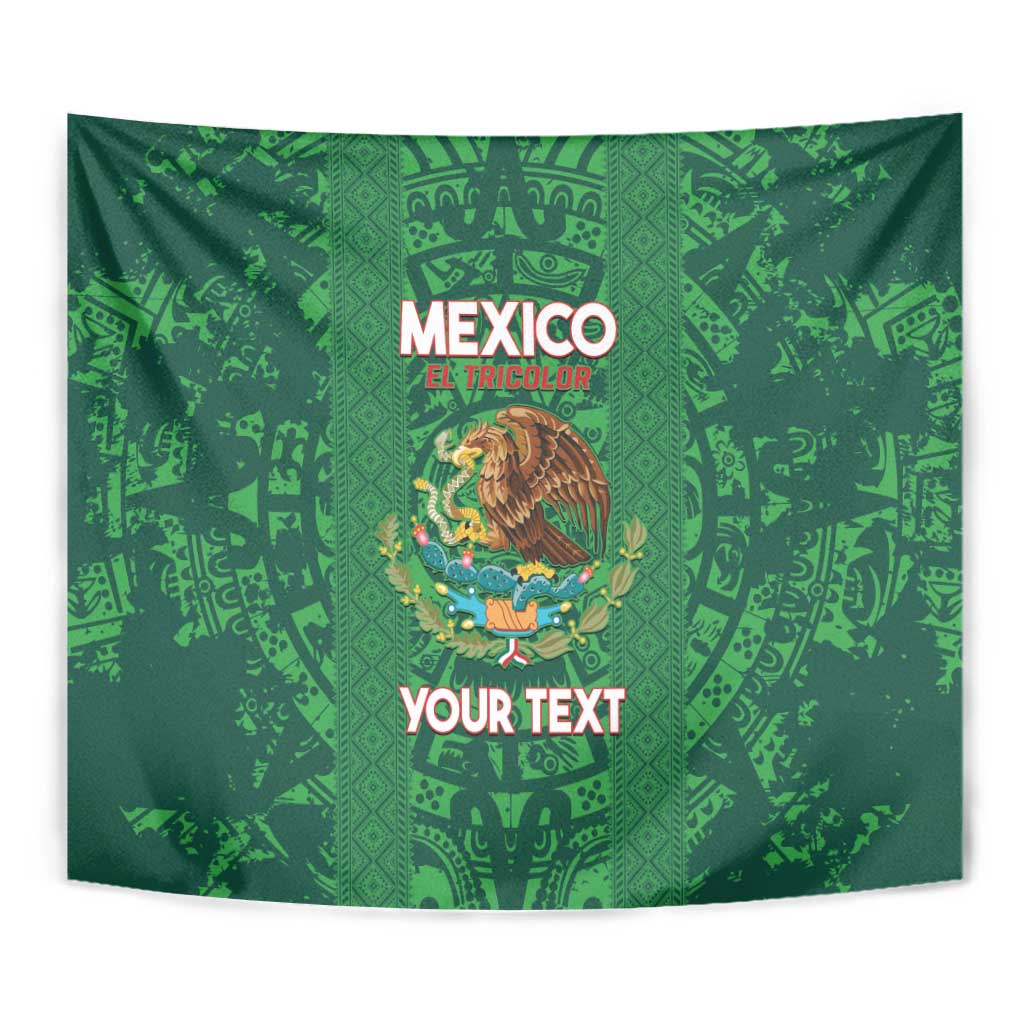 Custom Mexico Football Tapestry 2025 El Tri Champions Green Color - Wonder Print Shop