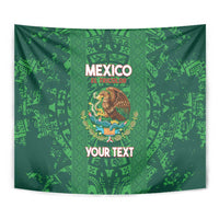 Custom Mexico Football Tapestry 2025 El Tri Champions Green Color - Wonder Print Shop