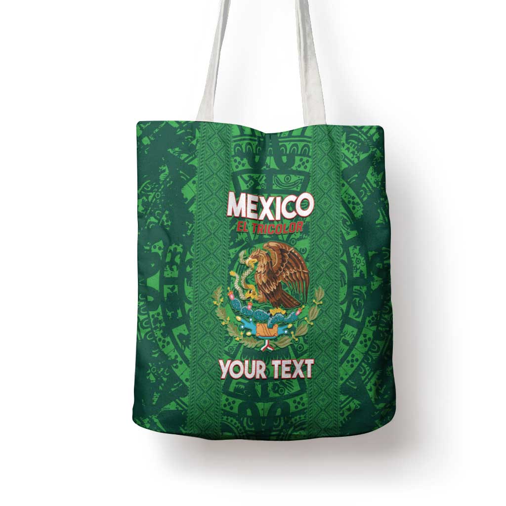 Custom Mexico Football Tote Bag 2025 El Tri Champions Green Color - Wonder Print Shop