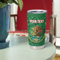 Custom Mexico Football Tumbler Cup 2025 El Tri Champions Green Color - Wonder Print Shop