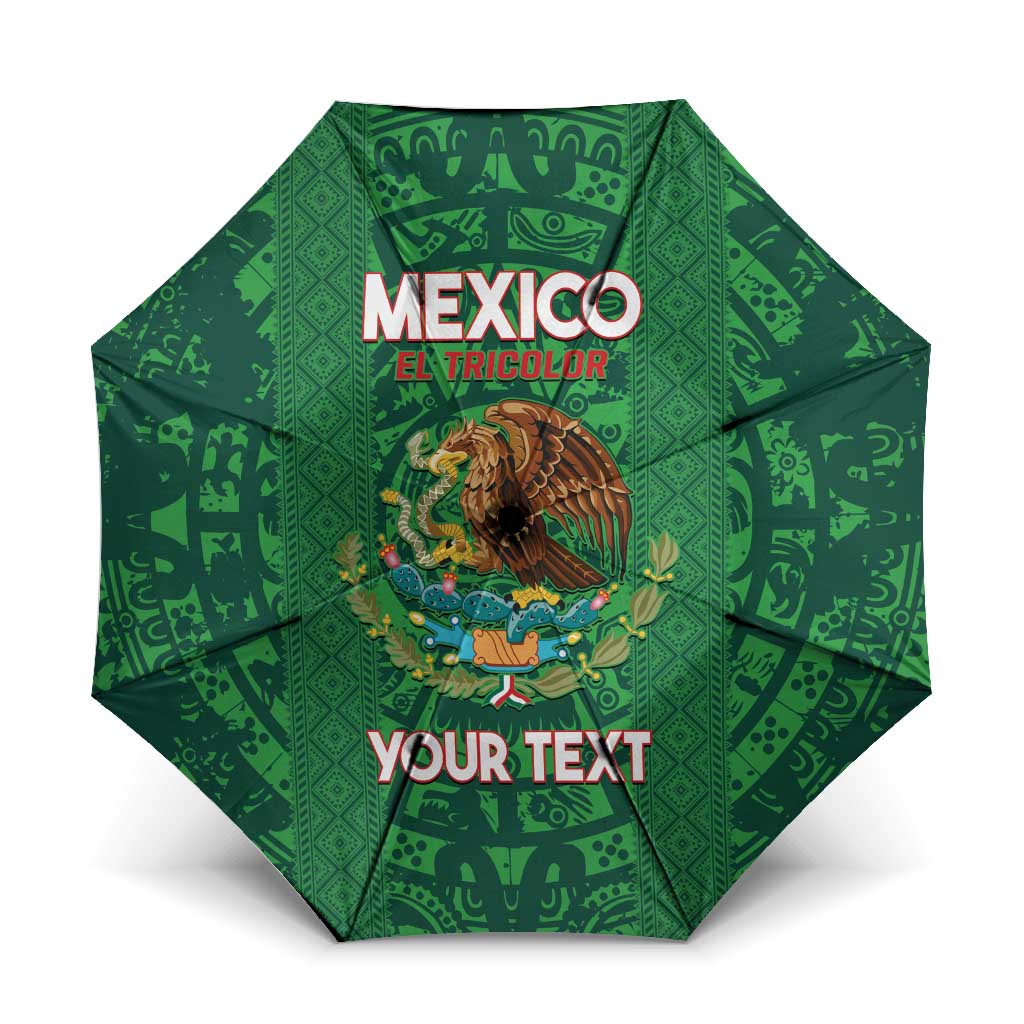 Custom Mexico Football Umbrella 2025 El Tri Champions Green Color - Wonder Print Shop