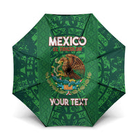 Custom Mexico Football Umbrella 2025 El Tri Champions Green Color - Wonder Print Shop
