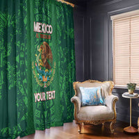 Custom Mexico Football Window Curtain 2025 El Tri Champions Green Color - Wonder Print Shop