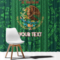 Custom Mexico Football Window Curtain 2025 El Tri Champions Green Color - Wonder Print Shop