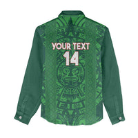 Custom Mexico Football Women Casual Shirt 2025 El Tri Champions Green Color - Wonder Print Shop