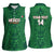 Custom Mexico Football Women Sleeveless Polo Shirt 2025 El Tri Champions Green Color - Wonder Print Shop