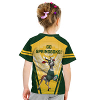 South Africa Rugby Kid T Shirt 2023 World Cup Springboks Mascot - Wonder Print Shop