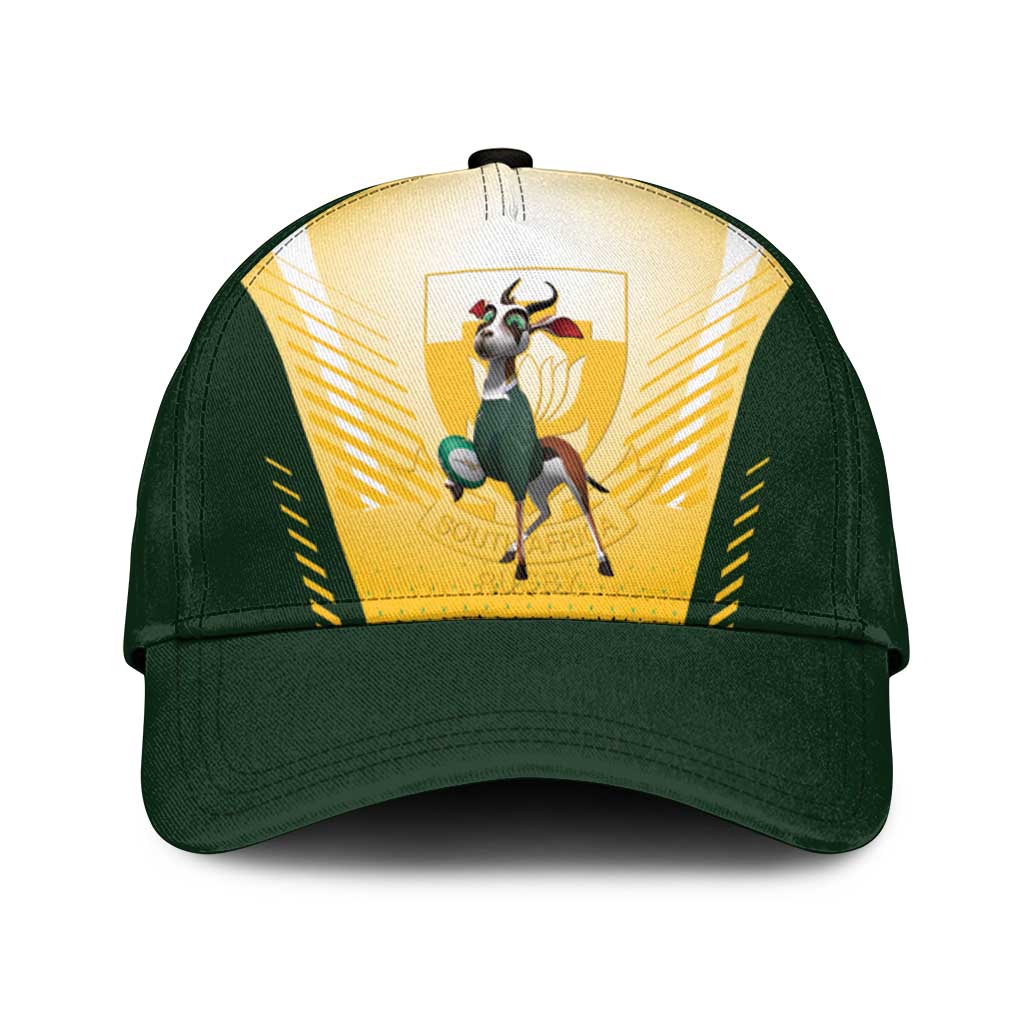 South Africa Rugby Classic Cap Springboks Mascot Sporty Style