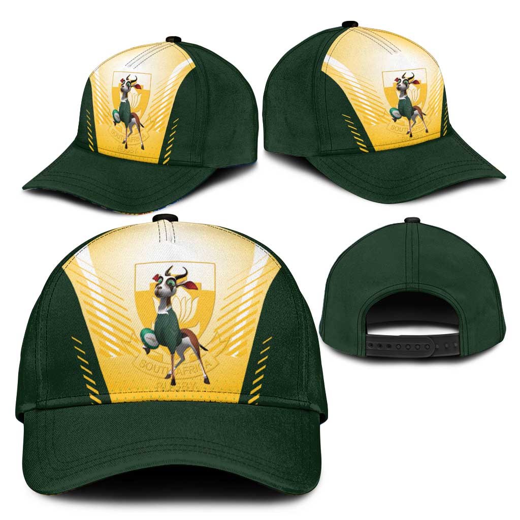 South Africa Rugby Classic Cap Springboks Mascot Sporty Style