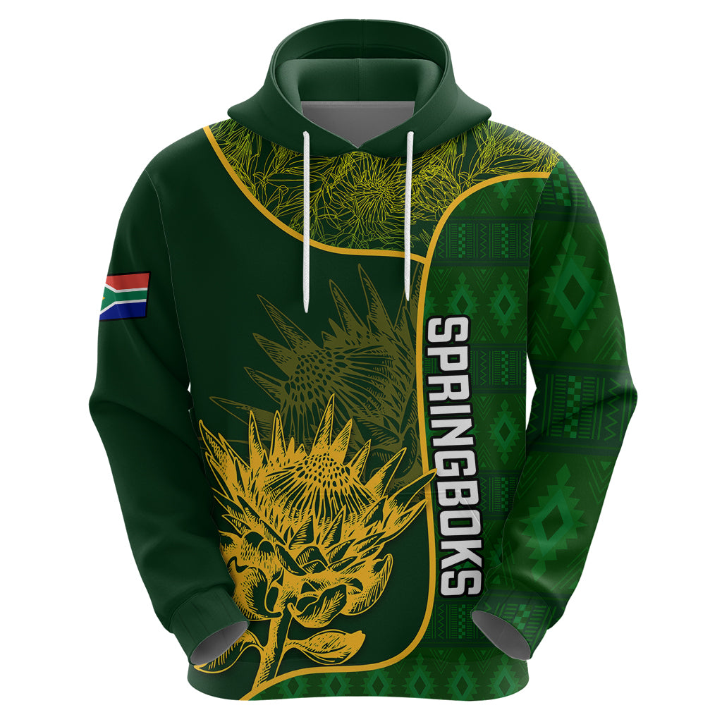 Custom South Africa Rugby Hoodie 2023 Go Champions Springboks With Protea - Wonder Print Shop
