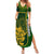 Custom South Africa Rugby Summer Maxi Dress 2023 Go Champions Springboks With Protea - Wonder Print Shop