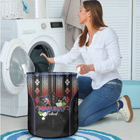 Mabuhay Philippines Festival Laundry Basket Filipino Map Sampaguita Igorot Pattern