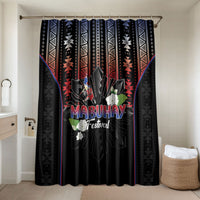 Mabuhay Philippines Festival Bathroom Set Filipino Map Sampaguita Igorot Pattern