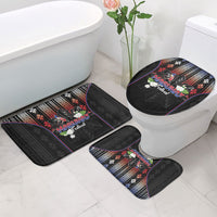 Mabuhay Philippines Festival Bathroom Set Filipino Map Sampaguita Igorot Pattern