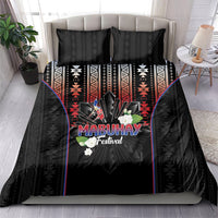 Mabuhay Philippines Festival Bedding Set Filipino Map Sampaguita Igorot Pattern