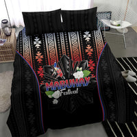 Mabuhay Philippines Festival Bedding Set Filipino Map Sampaguita Igorot Pattern