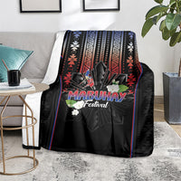 Mabuhay Philippines Festival Blanket Filipino Map Sampaguita Igorot Pattern