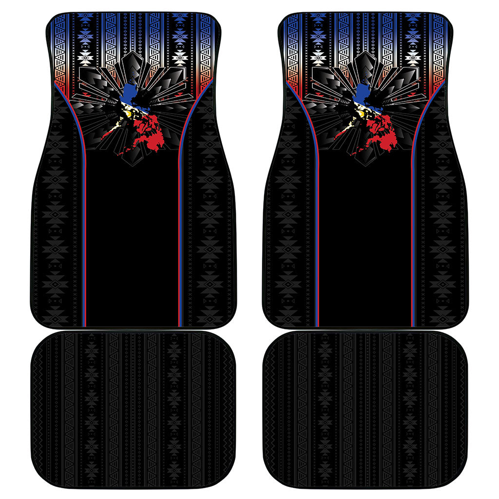 Mabuhay Philippines Festival Car Mats Filipino Map Sampaguita Igorot Pattern