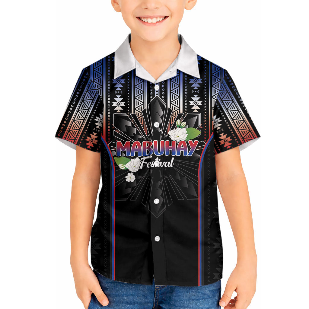 Mabuhay Philippines Festival Hawaiian Shirt Filipino Map Sampaguita Igorot Pattern
