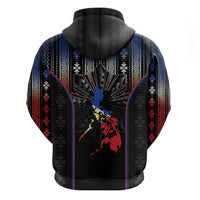 Mabuhay Philippines Festival Hoodie Filipino Map Sampaguita Igorot Pattern