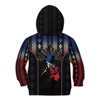 Mabuhay Philippines Festival Kid Hoodie Filipino Map Sampaguita Igorot Pattern