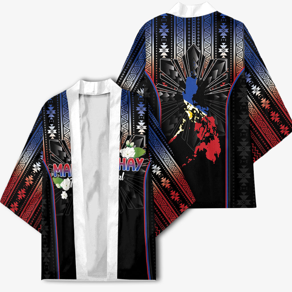 Mabuhay Philippines Festival Kimono Filipino Map Sampaguita Igorot Pattern